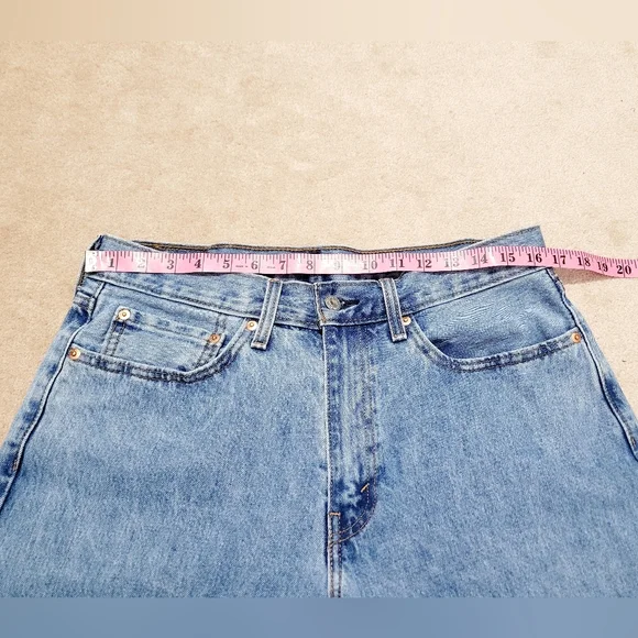 Levi’s 550 Relaxed Fit Jeans Men’s W34 L36 Light Wash 100% Cotton Denim - Picture 6 of 16
